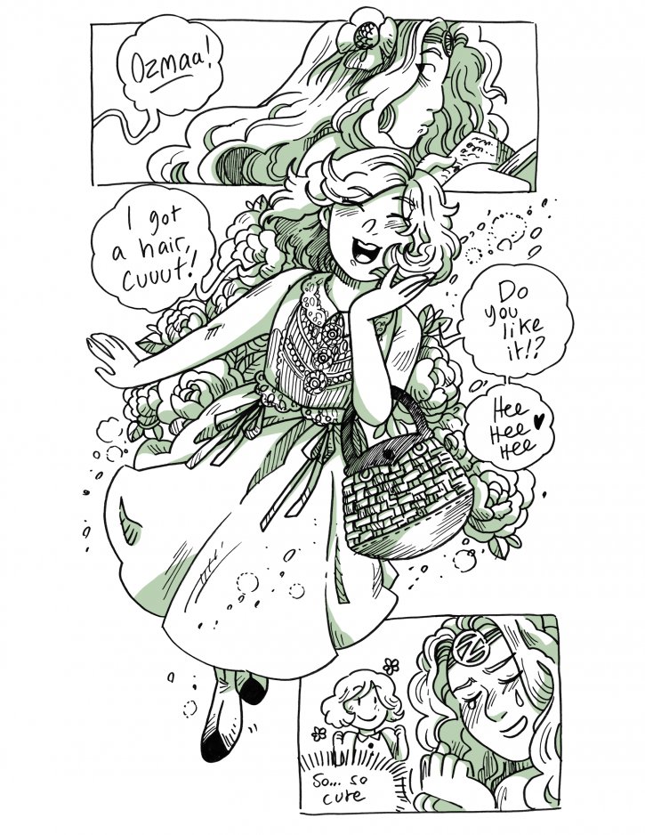 Secondlina's tweet photo. Ozma is gay and in love with Dorothy you cannot change my mind. https://t.co/RM2B49hdb6