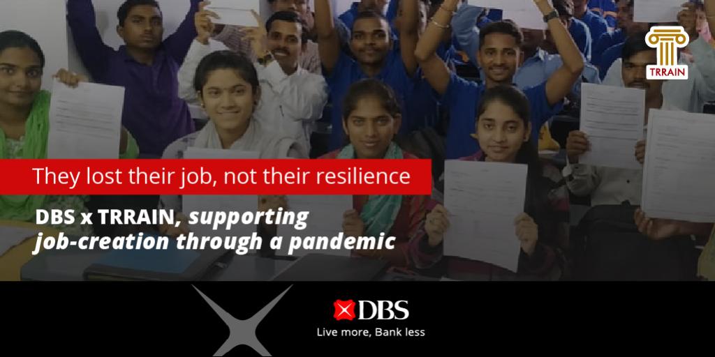 DBSBankIndia's tweet image. In the wake of an increasing number of lost livelihoods, we're partnering with @TRRAINindia to boost the post-pandemic recovery through job-creation and up-skilling those most affected in 2020.

#DBSBankIndia #BankWithPurpose #Employment #Livelihoods #Resilience