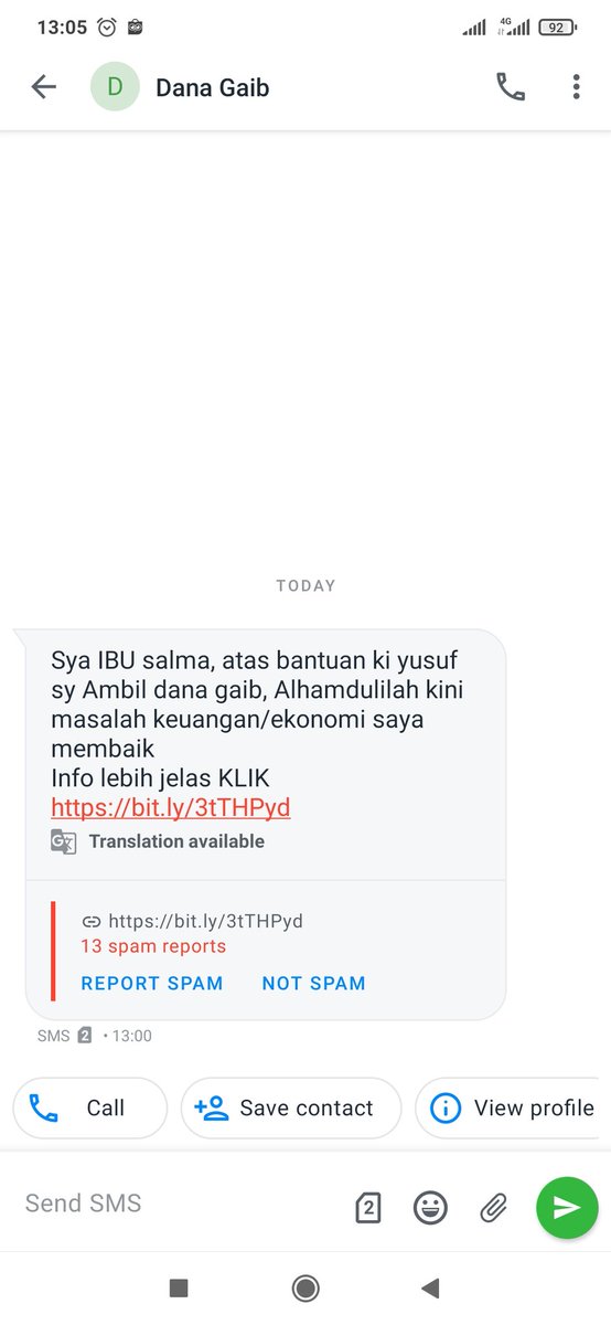 prasetyohp's tweet image. Hai @Telkomsel apakah pengguna pascabayar / kartu halo masih bisa menerima SMS spam seperti ini?
#smsspam #spamsms