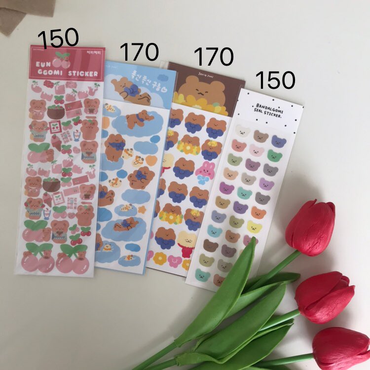 ‧⁺◟ sticky with luv ⋆˚ ༘ ✿สติ๊กเกอร์เกาหลีพร้อมส่ง tweet media