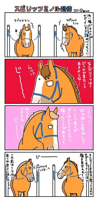 不定期更新「スピリッツミノル通信」

JBBAにいるスピリッツミノルと
ラブユアマンの日常。 