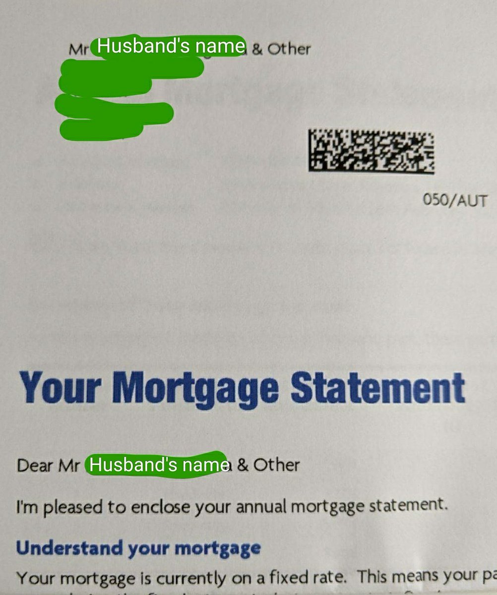 helenthomas's tweet photo. Annual statement from @HalifaxBank for the mortgage on my flat that then my husband joined a few years later. https://t.co/3jwrAK90A7