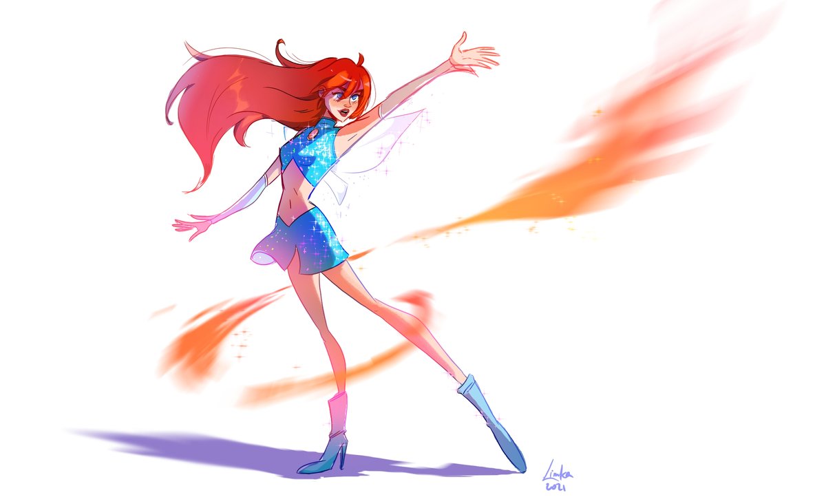 limka_art's tweet photo. Fire girl🔥🧚‍♀️

#winx #winxclub #bloom #fanart #cartoon #illustration #limka_art https://t.co/to2UQ2LNj6