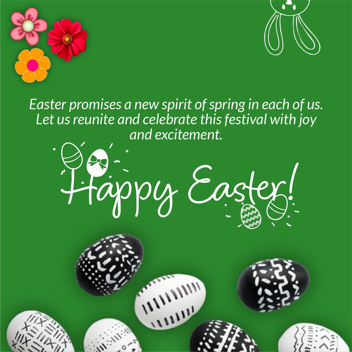 OrganicsTj's tweet photo. May your hearts be filled with love, peace, and joy. Wishing you sunshine, good times and a very happy Easter! 🐰🐣🌸

#easter #happyeaster #easterbunny #eastereggs #love #spring #stayhome #eastersunday #bunny #family #staysafe #instagood #happy https://t.co/3wDVLbXRWV