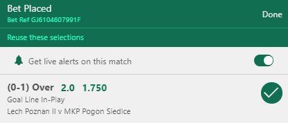 TippingTony's tweet photo. ⏱ #IPMINPLAY
⚽️ Lech Poznan II vs MKP Pogon Siedlce
📊 Over 2.0 Goal Line
🇵🇱 Poland II Liga
📉 Price: 1.750 (Bet365)
🌟 1 point stake

Goal distribution data provided by @BetBallers https://t.co/dyMMBpq78K