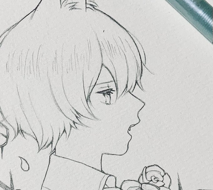 グループ展用の絵描いてる! 