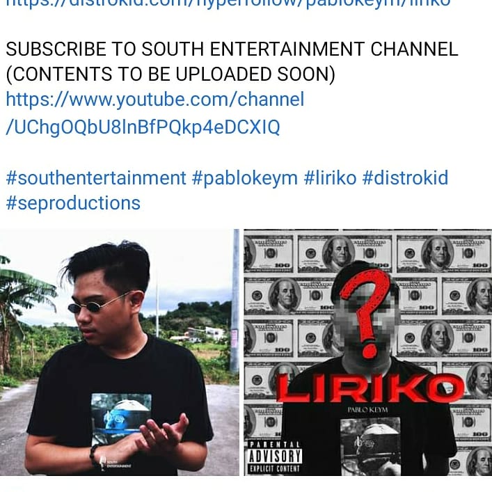 Pkgothevibe's tweet photo. SAVE THE DATE APRIL 6, 2021!💯 

#Southentertainment #Pablokeym #Liriko #Distrokid
#seproductions https://t.co/G4bSnlANaA
