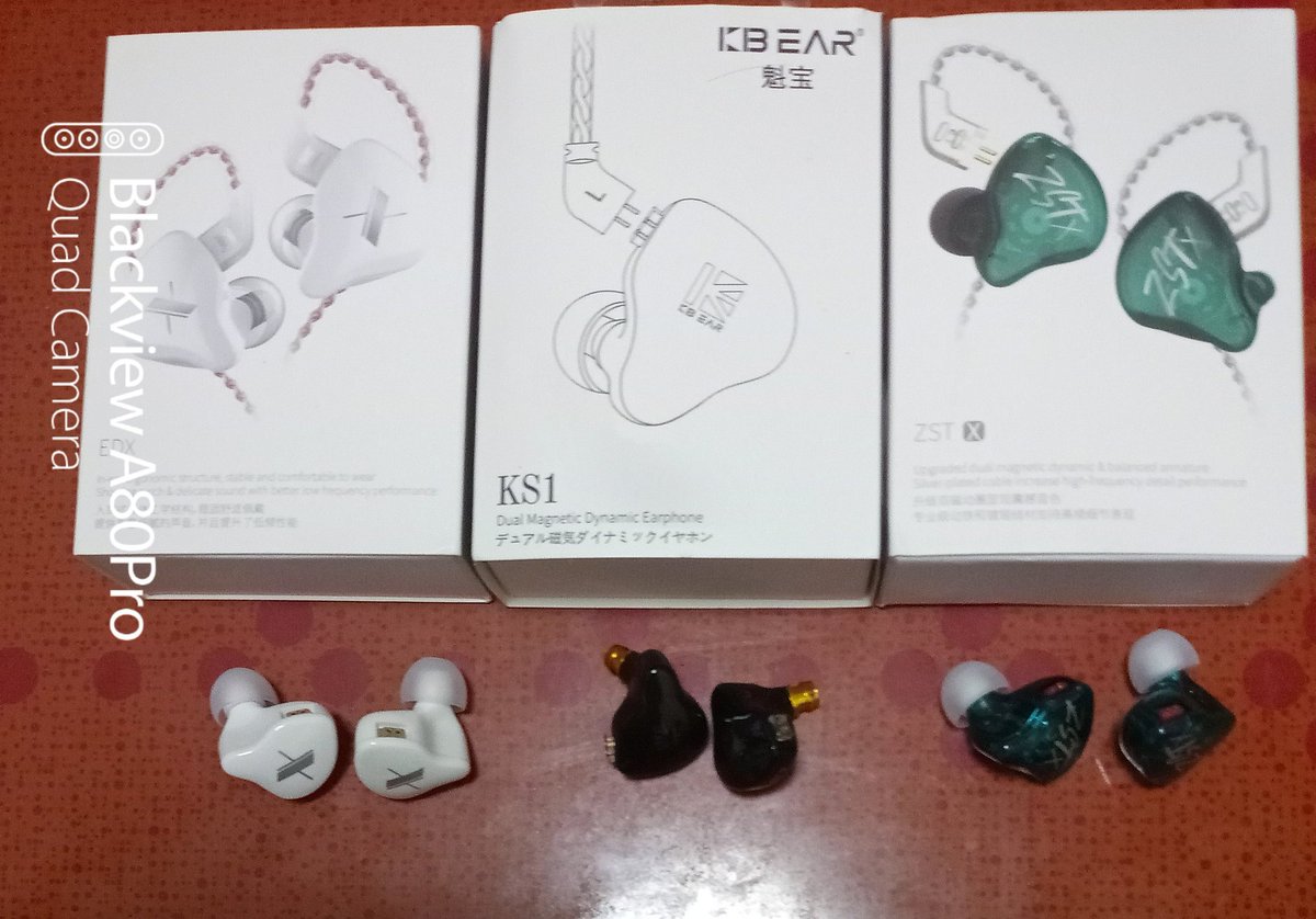 mumeitou00's tweet photo. (イヤホン着弾のお知らせ)
KZ EDX、KBEAR KS1、KZ ZSTX
着弾しました┏○ﾍﾟｺｯ
#イヤホン沼
#EDX
#KS1
#KSTX https://t.co/LmbcIkWdFf