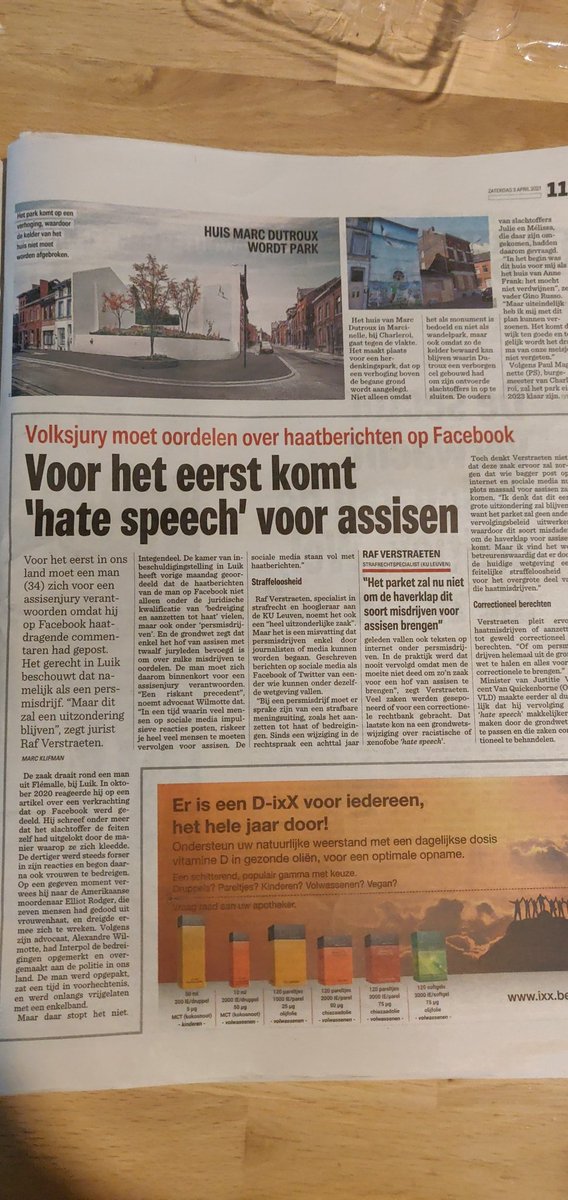 vispoel's tweet photo. hate speech op sociale media kan een persmisdrijf uitmaken, dat in principe zou moeten worden beoordeeld door het Hof van Assisen. Het programma #detwaalf krijgt plots mosterd voor een nieuw seizoen @VRT @canvastv https://t.co/O8bLV1EOAA https://t.co/1AiILw8yh1