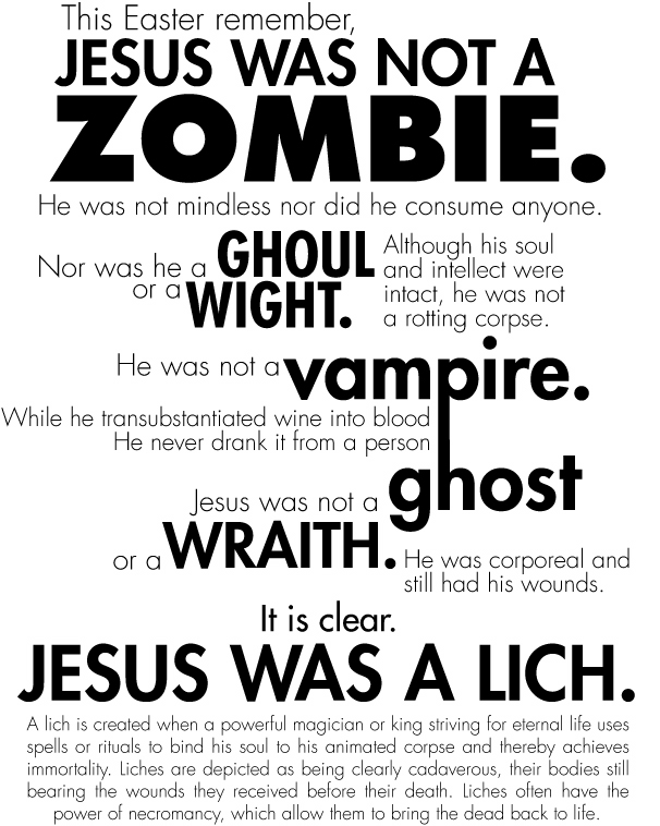 BDaveWalters's tweet photo. As a Christian and D&amp;D expert, I can verify that this is accurate. https://t.co/Iu1myze98F