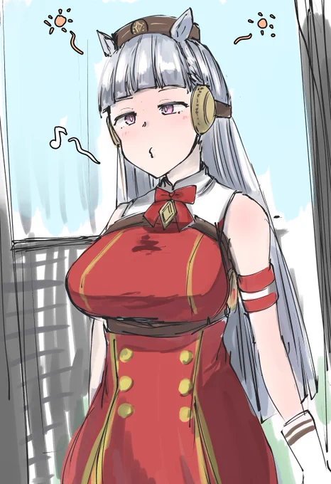 ゲートに入ってもまだちゃらんぽらんなゴールドシップです #ウマ娘 