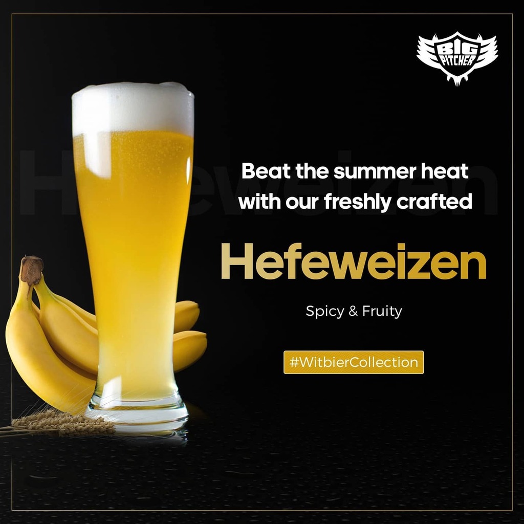 Summer is here and the mercury is shooting up like crazy. What better time than now to let your hair down and drop by at Big Pitcher for some chilled spiced and fruity Hefeweizen. This German favourite for the season is freshly brewed from malted wheat a… instagr.am/p/CNMbixohCp6/