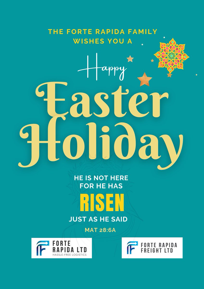 forterapida's tweet photo. Easter says you can put truth in a grave, but it won’t stay there. – Clarence W. Hall.

Happy Easter from the Forte Rapida family!!

#easter #risen #loveothers https://t.co/hGJLd1Tahj