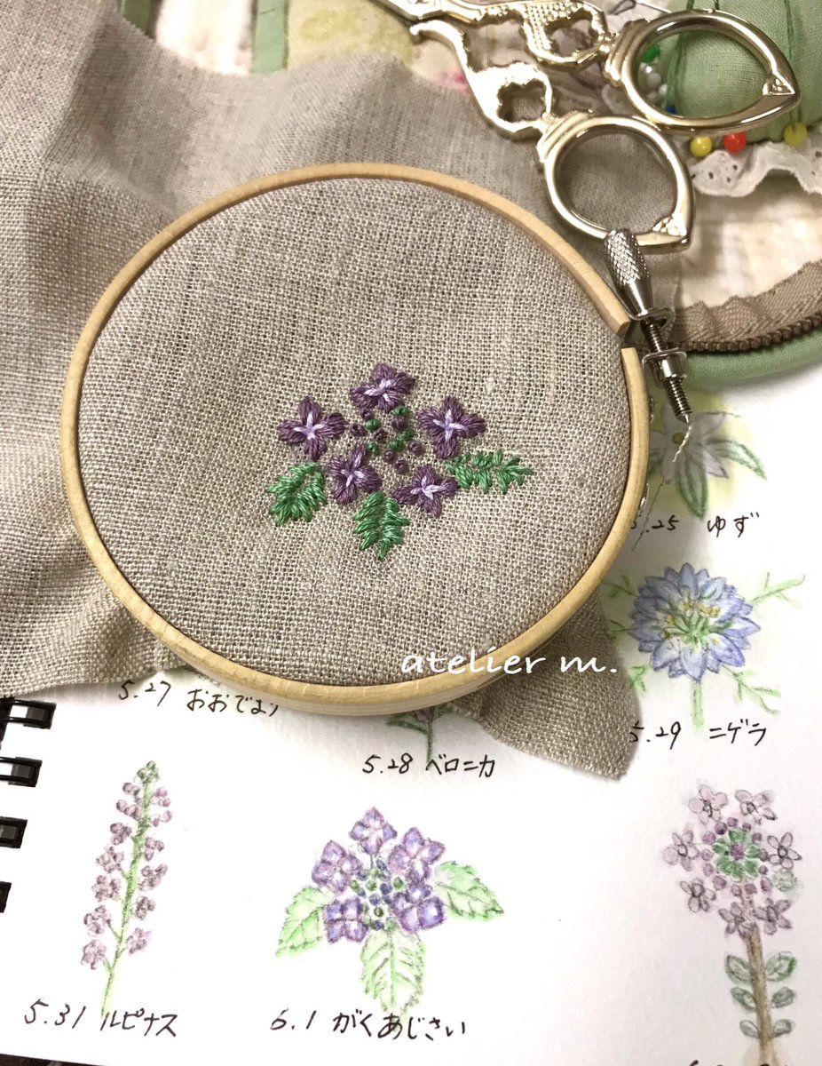 Twoucan 刺繍図案 の注目ツイート イラスト マンガ