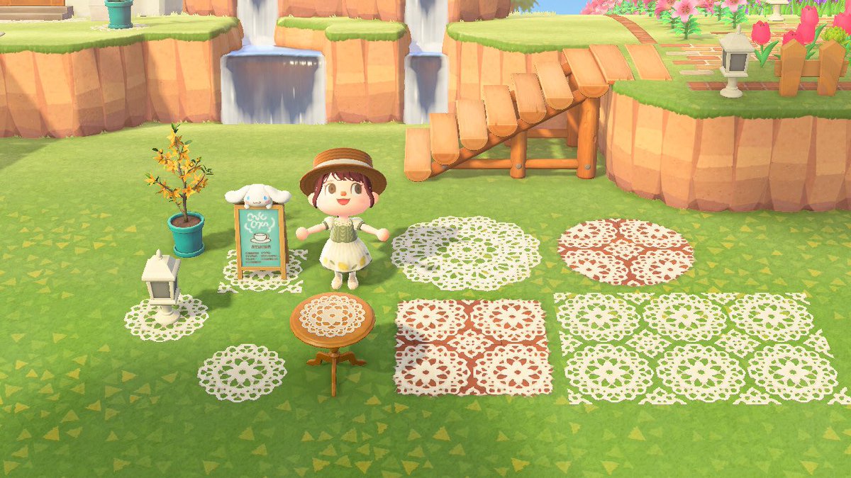 またレース？と言われちゃいそうですが…😂

アンティーク家具を参考に、1マスのレースを描きました❁⃘*.ﾟ

ラグとしても使えるBタイプも
良かったらどうぞ♬

✐☡ MA-0280-4022-1082

#マイデザ #マイデザイン #あつ森マイデザイン
#あつ森 #あつまれどうぶつの森
 #animalcrossing  #mydesign