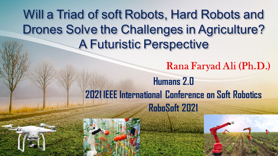 ranafaryad_ali1's tweet image. Humans 2.0. The human journey is a story of transcendence from nomads to astronauts. We build our tools and those tools build us back. Our robtos designed through advanced materials are helping us to improve our lives.
IEEE Conference on Soft Robotics (#RoboSoft)