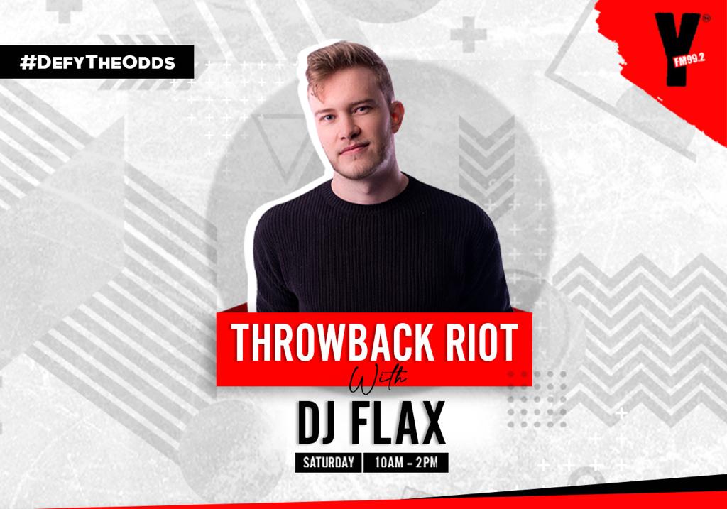 Yfm's tweet photo. It's the ending of an era with the finale of #ThrowbackRiot with @flaxtheDj as we make way for the upcoming #SaturdaySoundtrack that starts next week! https://t.co/tsfzSxpLdx