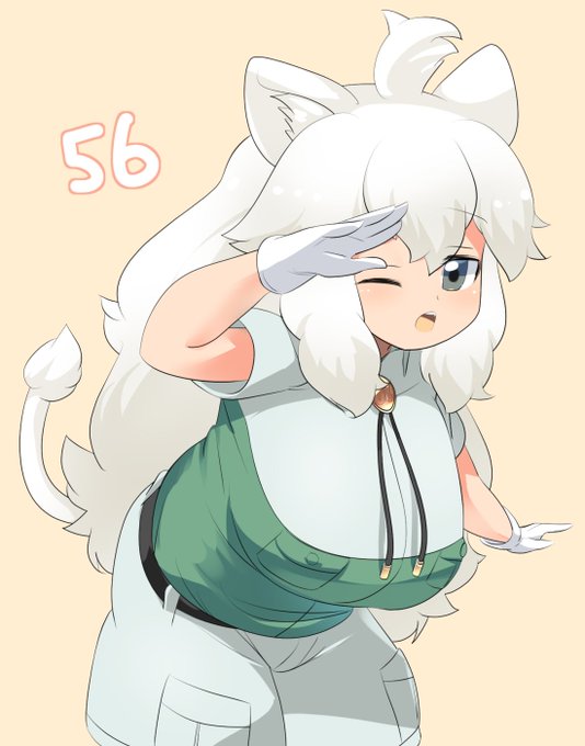 ホワイトライオンちゃん56日目 