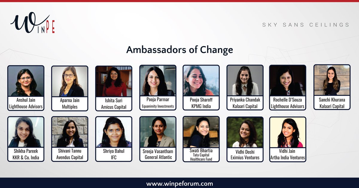 winpeforum's tweet photo. #ShoutoutSaturday
#WinPE is pleased to announce the #AmbassadorsofChange cohort of 2021.
#WinPEAmbassadors are women in investing, who share our vision of building a gender-balanced ecosystem and will be supporting WinPE’s initiatives in a variety of capacities. https://t.co/DtY9SF3lsS