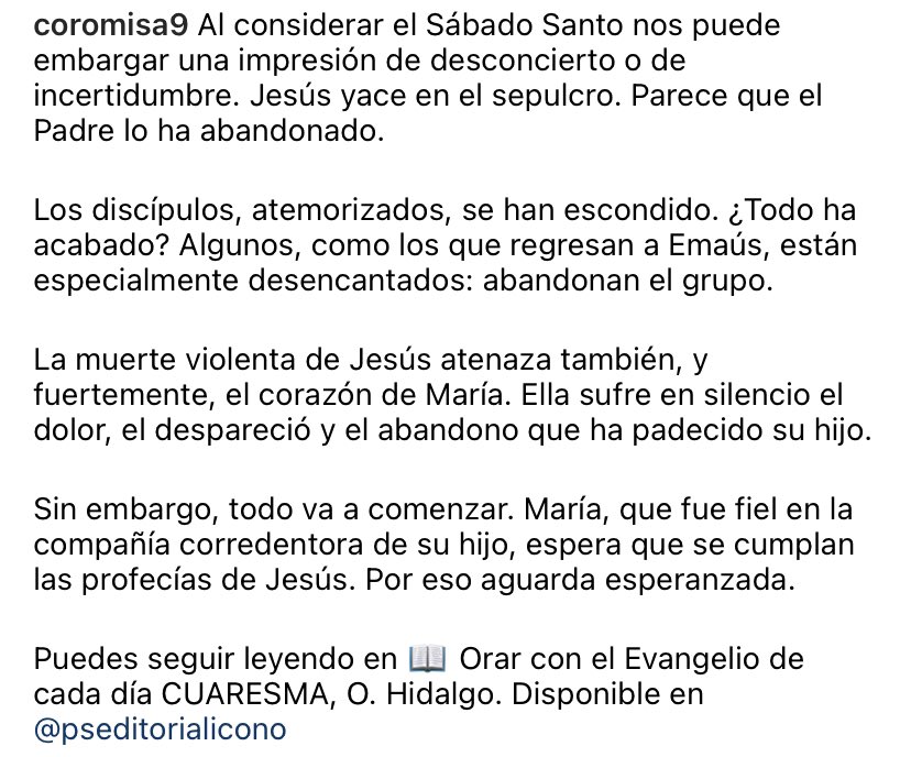 CoroMisa9's tweet photo. Sábado Santo #SabadoSanto2021 https://t.co/3DRsHqZd0I