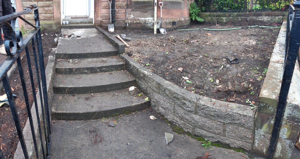 A wee before and after from last summer.