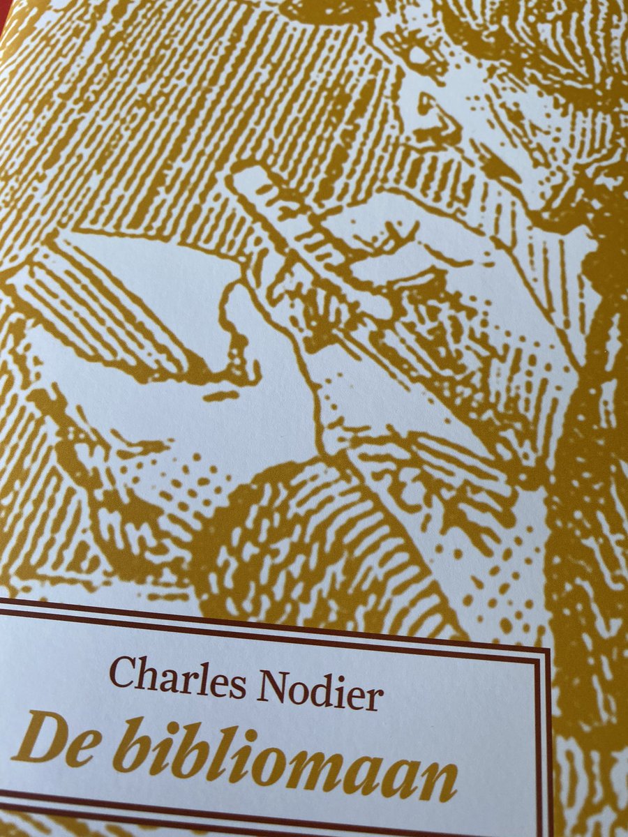 Wel #Bibliomaan dit Paasweekend kan al vast niet meer stuk #CharlesNodier, met dank aan aan #StichtingDesiderata