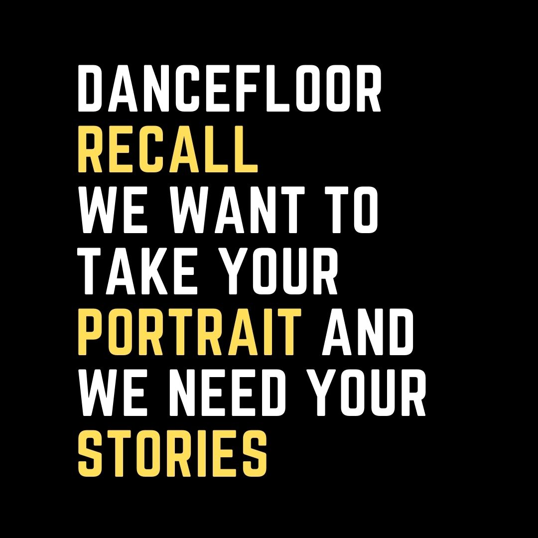 Just launched. #DancefloorRecall collecting stories from the dancefloor #savenightlife #londonnightlife