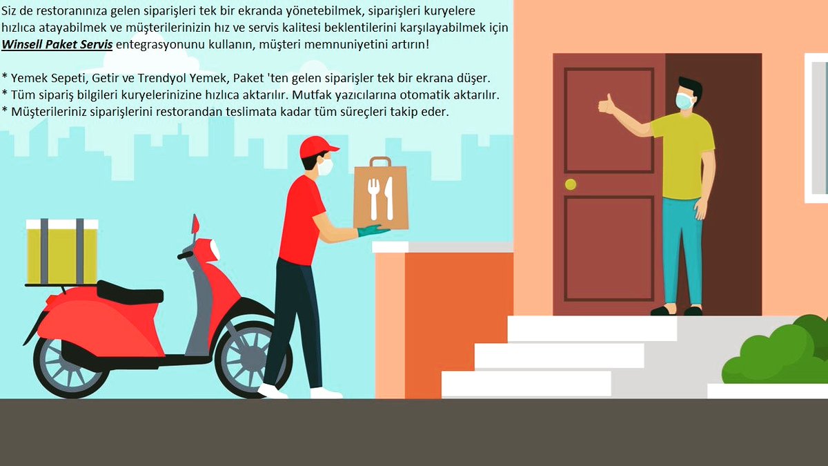 #paketservis #adisyonsistemi #possistemleri #onlineyemek