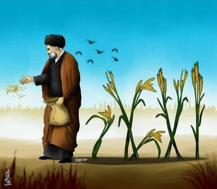 ياشعب الاباء والشجاعة والكرم...
ضعوا ايديكم بيد (ابن العراق)..وأخيكم المقتدى المنصور ففي ذلك حياتكم ونجاتكم واتركوا خزعبلات الذيول فلاهم لهم الا تمزيق الشعب ليسهل سيطرة اسيادهم عليه.
#صنع_في_العراق
#زرع_في_العراق