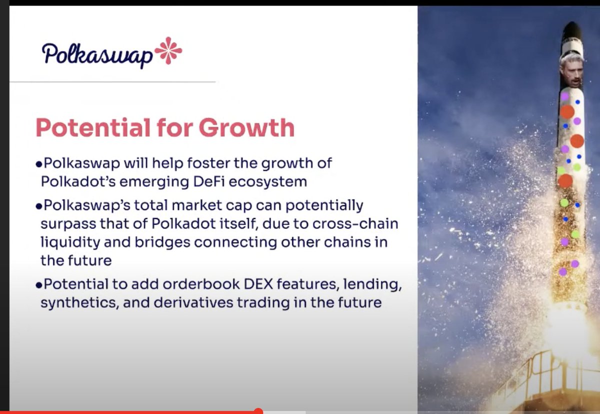 MacroGHOST777's tweet photo. How can $PSWAP grow to be a larger market cap than $DOT? Good question: https://t.co/wB7Lscdq5m