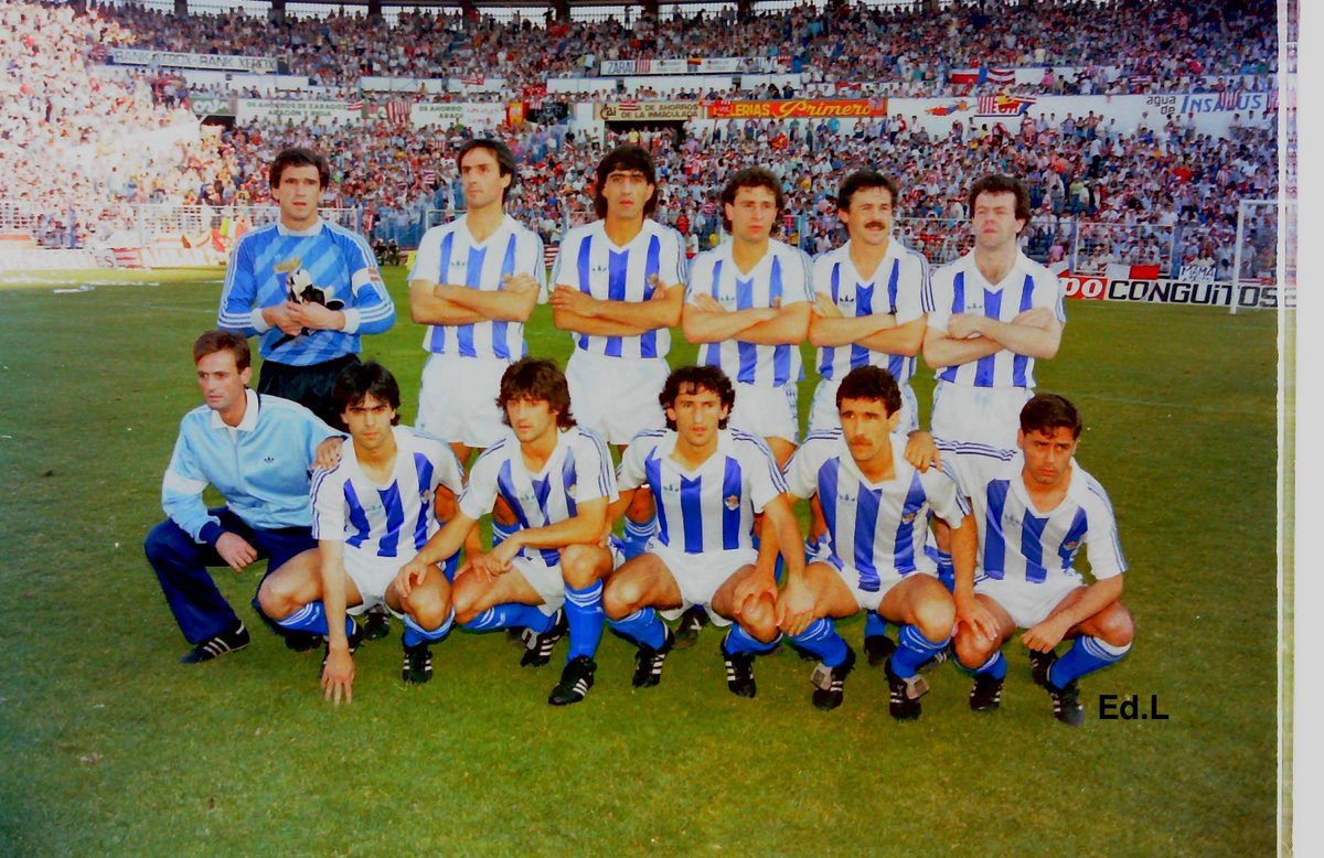 Final Copa del Rey 20 <a href="/RealSociedad/">Real Sociedad Fútbol</a> <a href="/AthleticClub/">Athletic Club</a> 
Azken euskal tituluaren taldea-equipo del ùltimo título vasco-l'équipe du dernier titre basque- Copa del Rey 1987 final en Zaragoza. Real Sociedad.