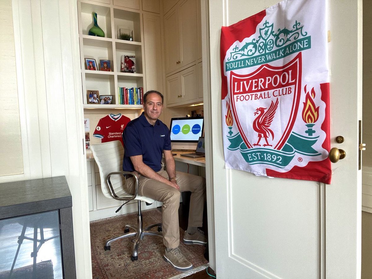 Michel Khalaf, Ceo of Metlife Inc. is a not so secret fan of @LFC Working  from his converted-closet office in New York, from @WSJ