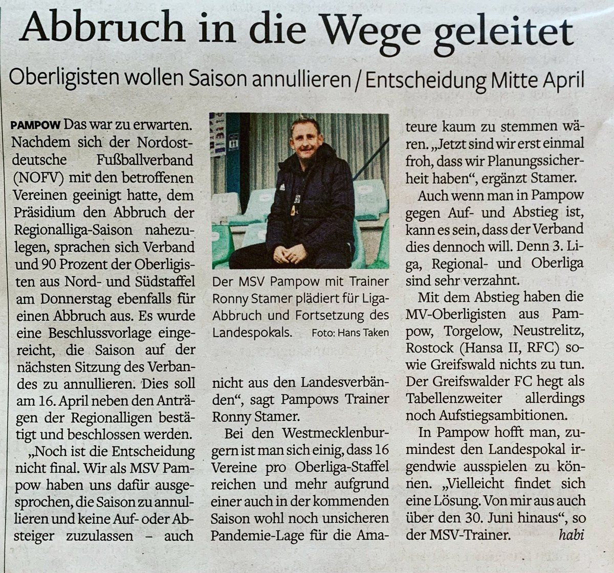 MSV Pampow e.V. 1990🏴‍☠️ tweet media