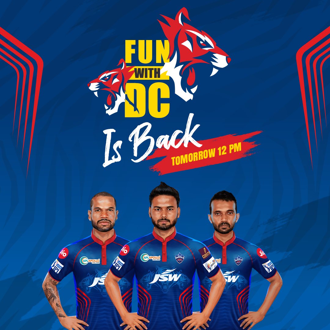 Delhi Capitals on X: Wear DC. Roar DC. Dilliwalon, you can flaunt your  love for #DelhiCapitals by owning our coolest DC merchandise on our  website! Visit  now! #ThisIsNewDelhi #DelhiCapitals   /
