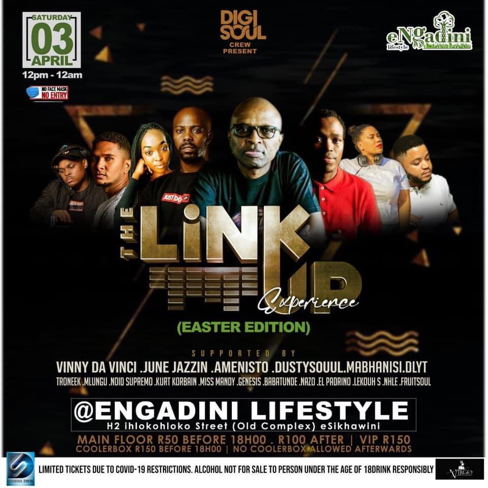 VinnyDaVinci's tweet photo. Saturday 03 April 2021
@ ENGADINI LIFESTYLE in eSikhaweni KZN
@ KWA-MZII BRAAIHOUSE in Umzinto KZN
#DeepInKZN
#WeLoveHouseMusic
#DaDeepIsGonnaGetcha https://t.co/tbeFV6R27Z