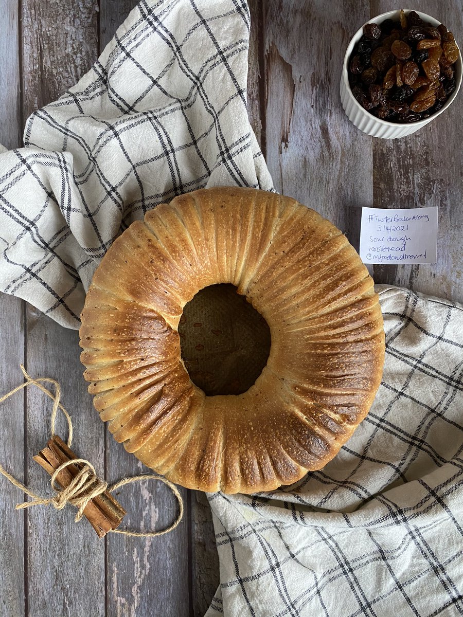mfoodandtravel's tweet image. Saturday morning breakfast.. Fresh #sourdough #woolbread with mixed dry fruit and cinnamon. Not as stringy as the yeast version however still soft and totally yummy #twitterbakealong @Rob_C_Allen @thebakingnanna1 #sourdough #viralbread #newtrend @RealBread @BBCFoodProg