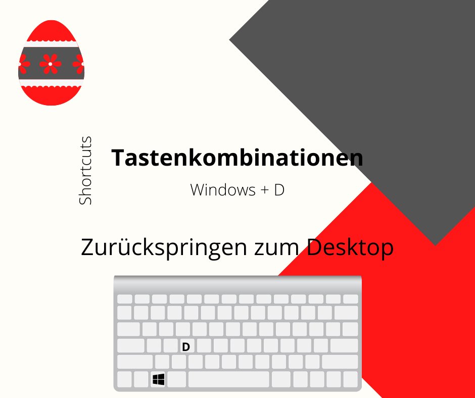 yourITgmbh's tweet photo. Schnell zum Desktop zurück?

"Windows + D"

#desktop #schnell #hilfe #shortcut #tastenkombination https://t.co/deRYPIcIrF