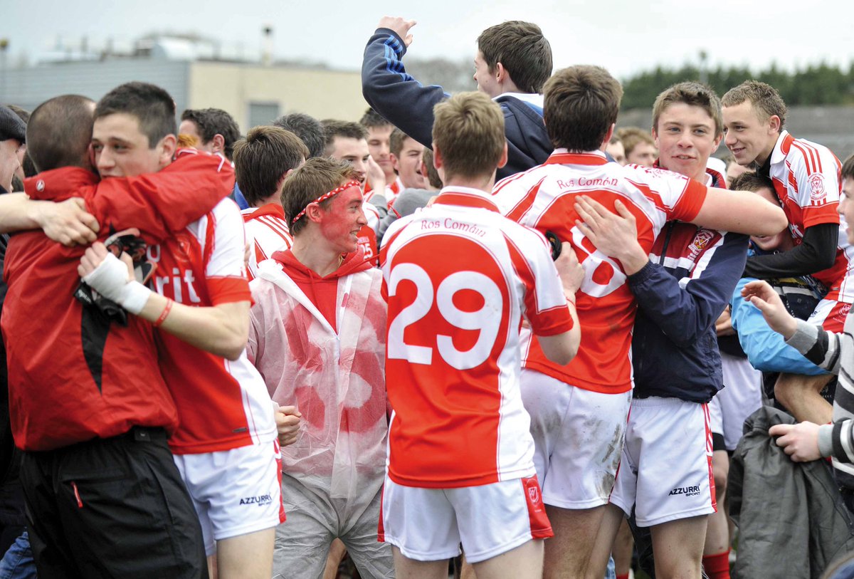 cbsroscommon's tweet photo. Yesterday ten years ago our first All Ireland crown was claimed after a thrilling extra time win over Scoil Mhuire Clane in Cusack Park Mullingar. The game finished on a scoreline of 1-13 to 1-10 #cbsfootball #rosgaa #cbshistory https://t.co/qEqQ2PJ0Hw