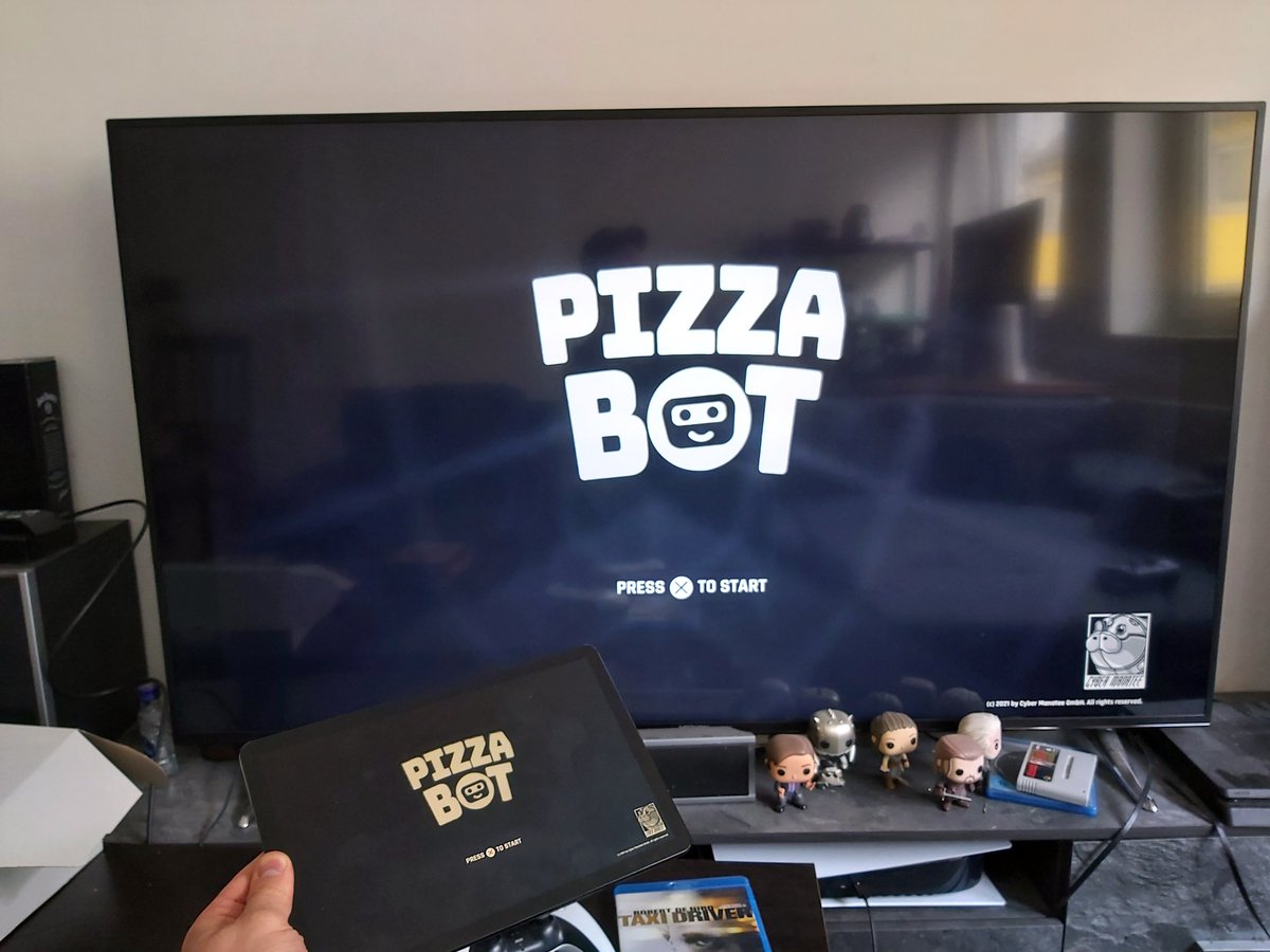 sdgiesselmann's tweet image. When you don&apos;t have a PS devkit at home...🤡
UX &amp;amp; UI TV prototyping via tablet screencasting!
@cyber_manatee #Pizzabot