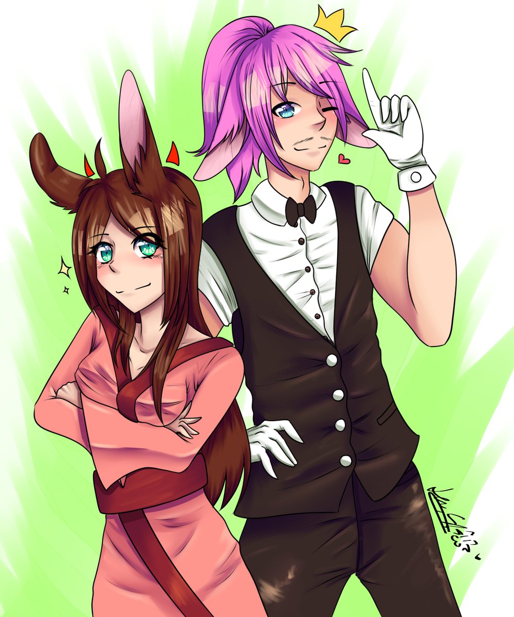 tamashiine's tweet photo. Ein kleines vor Oster Fanart für @Vlesk und @BasoStream Hoffe es gefällt euch ^^
#ArtistOnTwitter #Ostern #fanart #digitalart #AnimeArt https://t.co/MYbYqHi0Oe