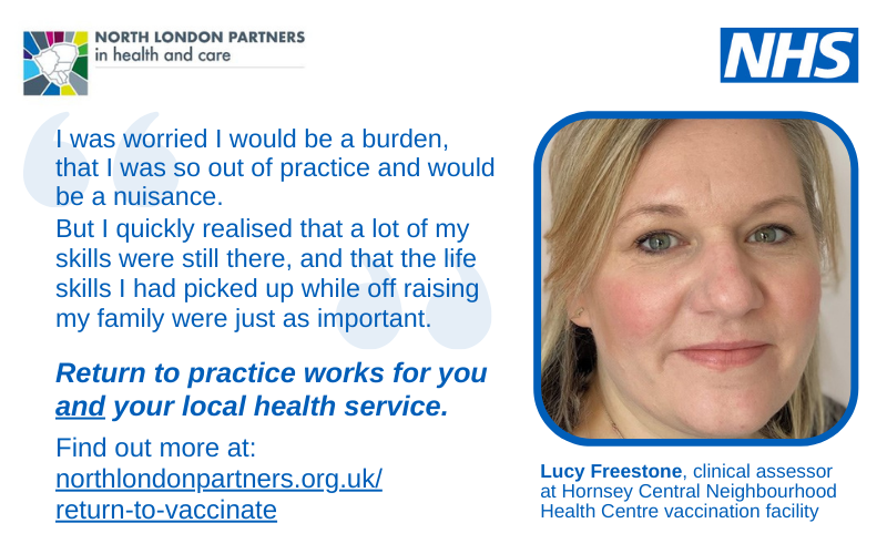 WhitHealth's tweet photo. Joining @nclstp’s vaccination programme as a #ReturnToPractice clinician can offer you more benefits than you realise #BackToVax

Find out more at https://t.co/KoowjpNQjJ https://t.co/7rWW74jI35