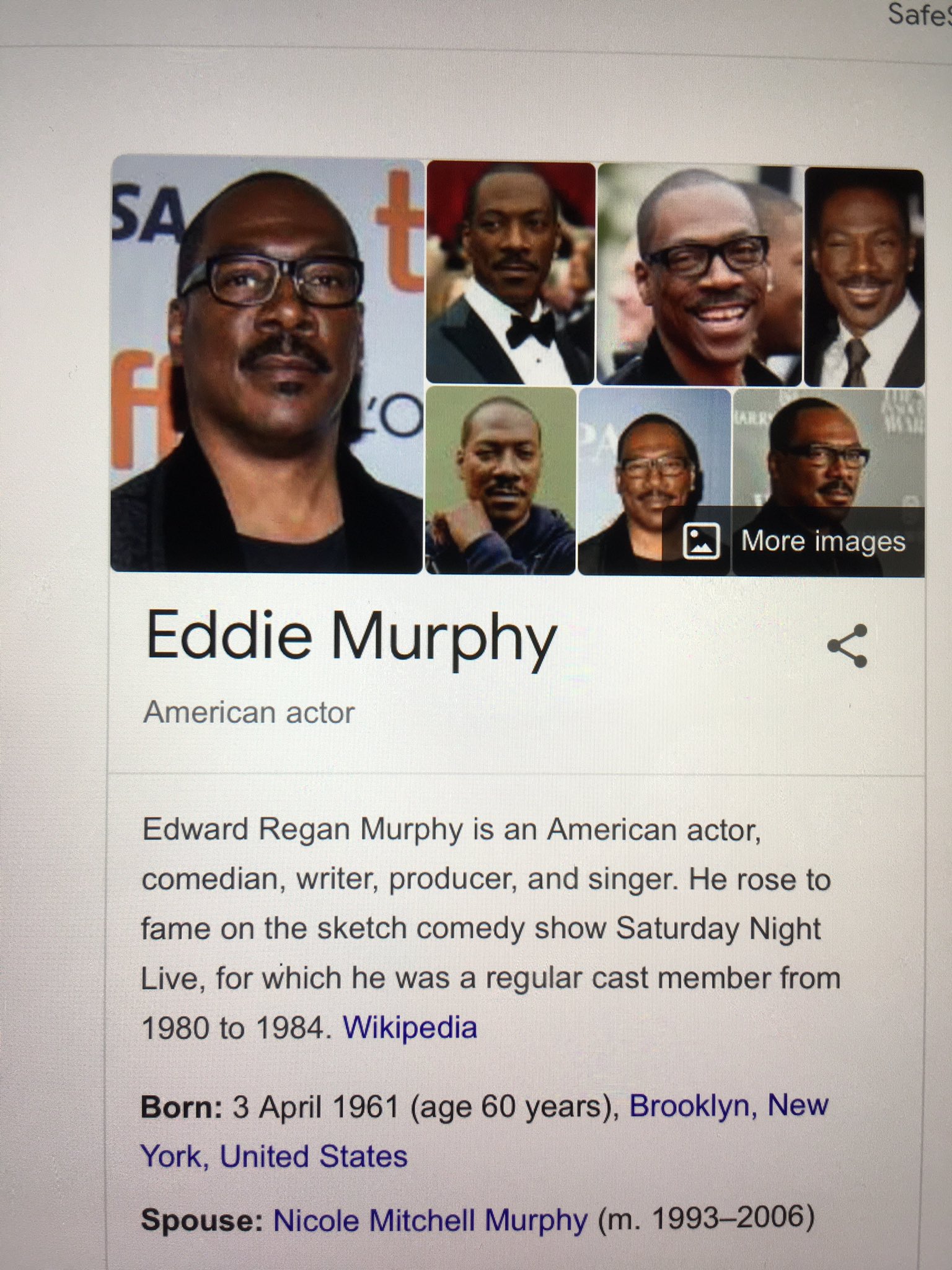 Happy 60th birthday Eddie Murphy!! 