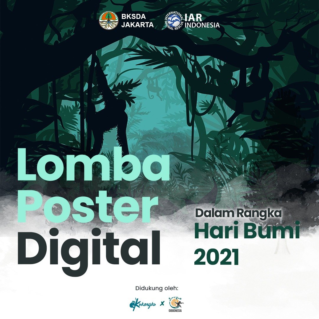 kukangku's tweet photo. Yeay, Hari Bumi 2021 kita @kukangku X @gibbonesia mo ngadain lomba poster digital. https://t.co/BCVGfBoGRC