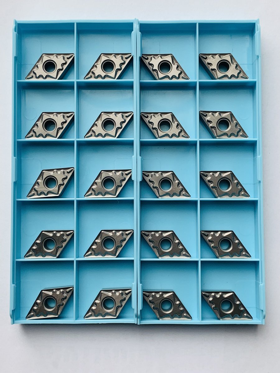 santychung's tweet photo. Cermet Inserts DNMG150608-HQ with excellent edge strength for turning process of steels.
Excellent resistance to mechanical and thermal shock.
#CermetInserts #TurningInserts #EXCELLEDGE https://t.co/OM54vV3Qod
