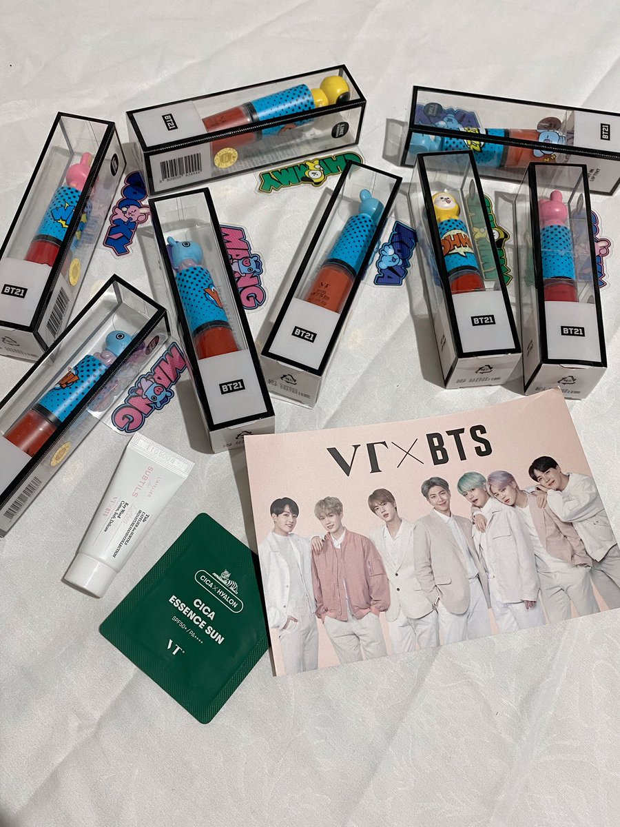 minkyungsa's tweet photo. Giveaway Liptint BT21 from VT cosmetic.

Akan ada 3 pemenang (setiap pemenang bakal dapat 4 liptint) 🥰 

-Like &amp; RT
-Reply tweet ini dengan jawab, kalau kamu menang, kamu sharing salah satu liptint ini ke siapa? 
-1 kali rep aja

End tanggal 5 April 😍 gluck! https://t.co/Mu2oMio9fa