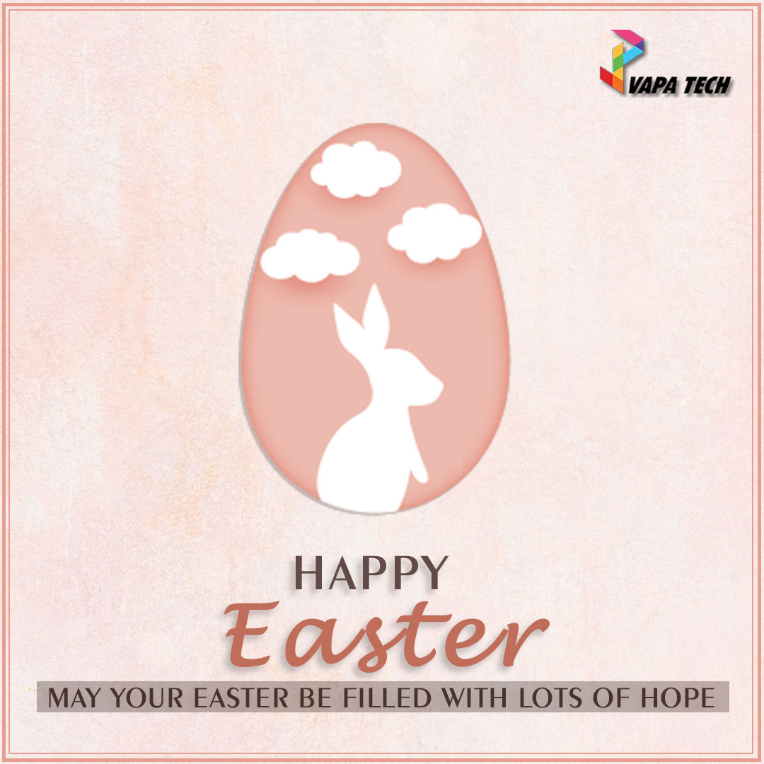 VapaTechIndia's tweet photo. Wishing you the hope and beauty of springtime and the promise of brighter days. Happy Easter! 

#VapaTechSolutions #HappyEaster #Easter #branding #creativedesign #digitalmarketing https://t.co/nnSThrKHVX