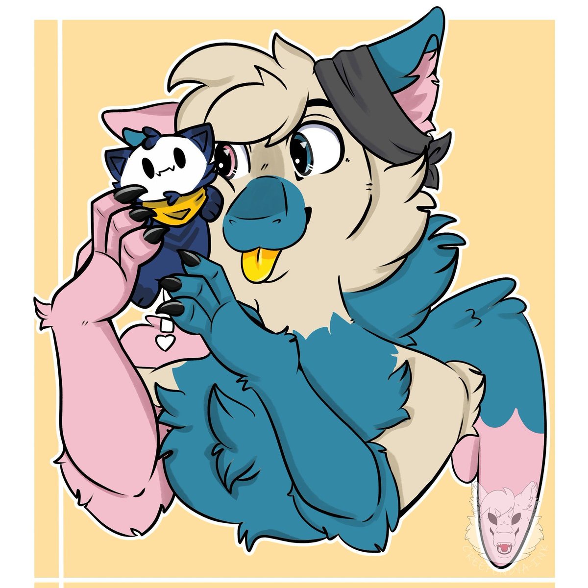 SpliteWh's tweet photo. ART RAFFLE !! 
A gagner un full body fait par @Inkiro_paw ^w^ 

Règle:
 RT et like 
 "poisson" en commentaire 
Et follow l'artiste @Inkiro_paw
Et moi meme 

Fin quand j'arrive au 400 abbo ou 
Dans 10 jour je verrais ^^

Bonne chance a tous !! https://t.co/MfdEUqpu09