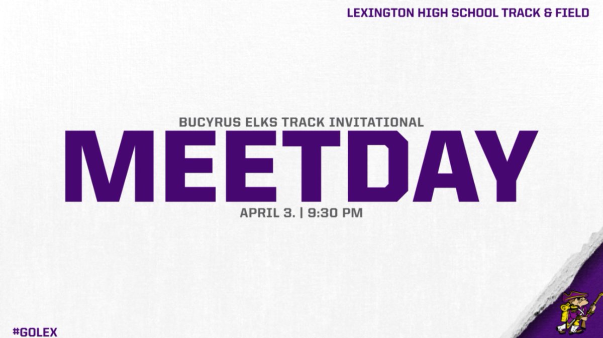 The time has come for our track &amp; field season to get underway!  Best of luck to both our boys and girls teams.