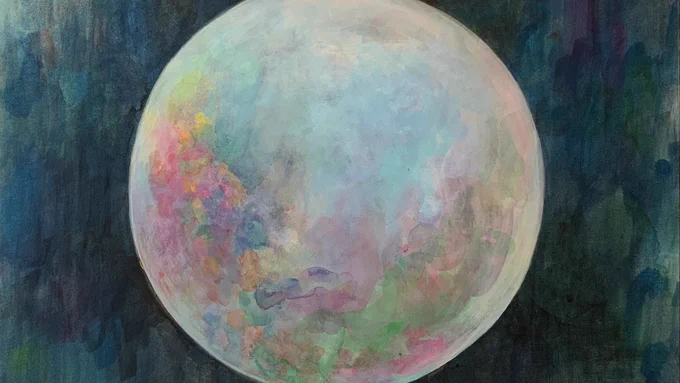 昔描いた、地球の絵です?✨ 