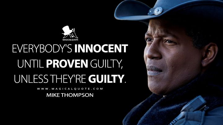 Magic2Quote's tweet image. #MikeThompson: Everybody’s innocent until proven guilty, unless they’re guilty.
More on: magicalquote.com/series/residen…
#ResidentAlien